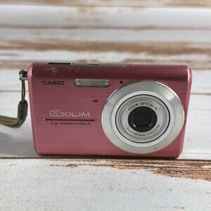 Casio EXILIM EX-Z75 7.2MP PINK Digital Camera W/ Battery